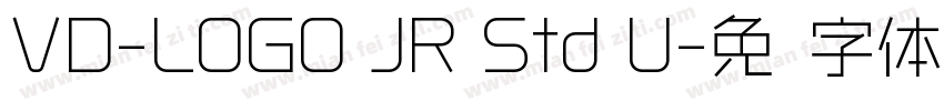 VD-LOGO JR Std U字体转换